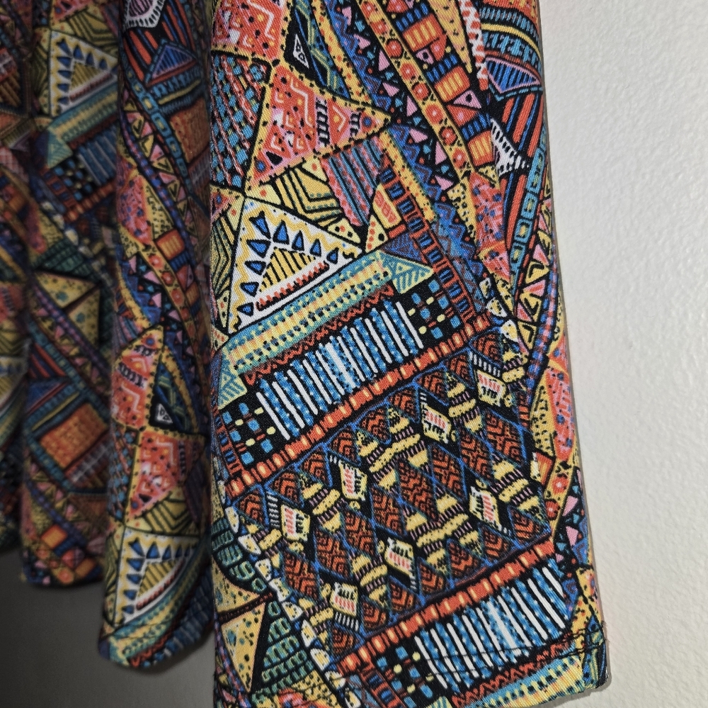 Sunny Leigh Womens Small Colorful Geometric Skirt - Picture 3 of 4